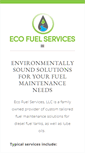 Mobile Screenshot of ecofuelservices.com